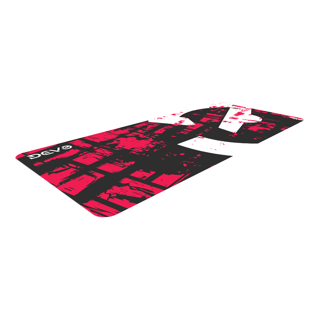 Devo Gaming Mouse Pad - Crimson Rage - 900 3